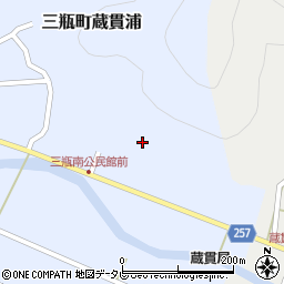 愛媛県西予市三瓶町蔵貫浦454周辺の地図