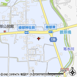 ミニストップみやき原古賀店周辺の地図