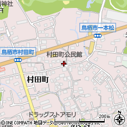 村田町公民館周辺の地図