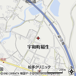 愛媛県西予市宇和町稲生443周辺の地図