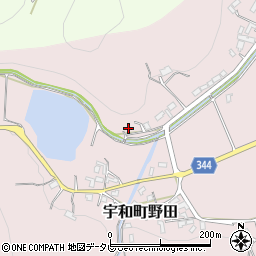 愛媛県西予市宇和町野田121周辺の地図