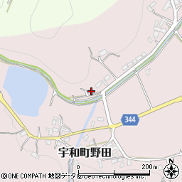 愛媛県西予市宇和町野田109周辺の地図