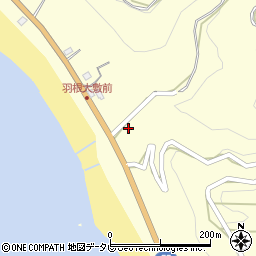 高知県室戸市羽根町甲558周辺の地図