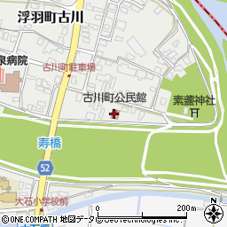 古川町公民館周辺の地図
