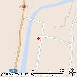 大分県日田市大鶴町周辺の地図