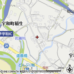 愛媛県西予市宇和町稲生775-3周辺の地図