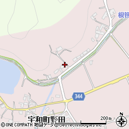 愛媛県西予市宇和町野田84周辺の地図
