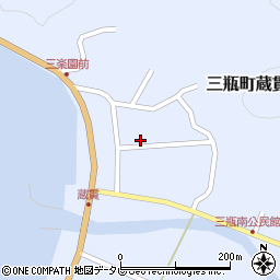 愛媛県西予市三瓶町蔵貫浦745周辺の地図