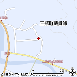 愛媛県西予市三瓶町蔵貫浦696周辺の地図