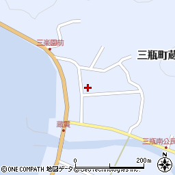 愛媛県西予市三瓶町蔵貫浦735周辺の地図