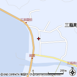 愛媛県西予市三瓶町蔵貫浦734周辺の地図