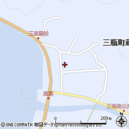 愛媛県西予市三瓶町蔵貫浦736周辺の地図