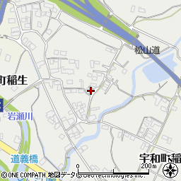 愛媛県西予市宇和町稲生792周辺の地図
