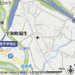 愛媛県西予市宇和町稲生800周辺の地図