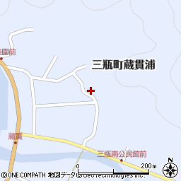 愛媛県西予市三瓶町蔵貫浦395周辺の地図