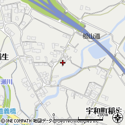 愛媛県西予市宇和町稲生747周辺の地図