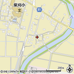 福岡県久留米市田主丸町八幡416-1周辺の地図