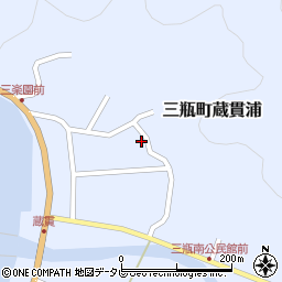 愛媛県西予市三瓶町蔵貫浦706周辺の地図