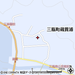 愛媛県西予市三瓶町蔵貫浦713周辺の地図