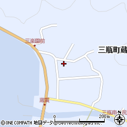 愛媛県西予市三瓶町蔵貫浦723周辺の地図