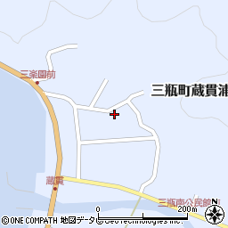愛媛県西予市三瓶町蔵貫浦715周辺の地図
