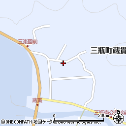 愛媛県西予市三瓶町蔵貫浦718周辺の地図