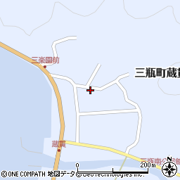 愛媛県西予市三瓶町蔵貫浦722周辺の地図