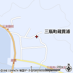 愛媛県西予市三瓶町蔵貫浦709周辺の地図