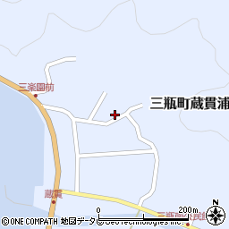 愛媛県西予市三瓶町蔵貫浦147周辺の地図