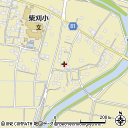 福岡県久留米市田主丸町八幡393-2周辺の地図