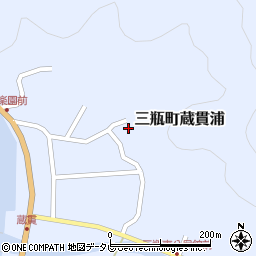 愛媛県西予市三瓶町蔵貫浦380周辺の地図