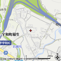 愛媛県西予市宇和町稲生808-2周辺の地図