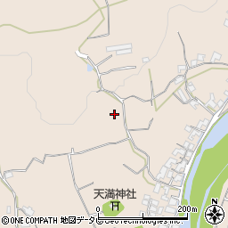 大分県日田市財津町周辺の地図