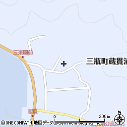 愛媛県西予市三瓶町蔵貫浦146周辺の地図