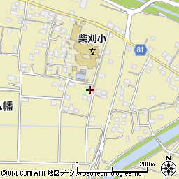 福岡県久留米市田主丸町八幡807-1周辺の地図