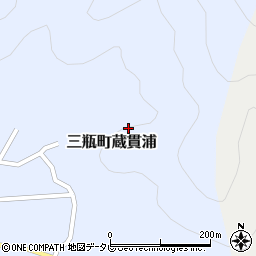 愛媛県西予市三瓶町蔵貫浦周辺の地図