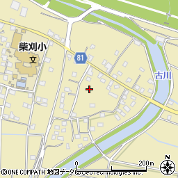 福岡県久留米市田主丸町八幡448-1周辺の地図