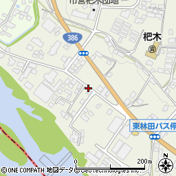 東林田公民館周辺の地図