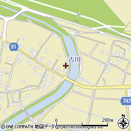 福岡県久留米市田主丸町八幡468-1周辺の地図