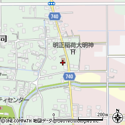 赤司一区コミュニティセンター周辺の地図