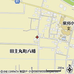 福岡県久留米市田主丸町八幡1128-2周辺の地図