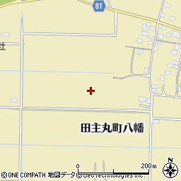 福岡県久留米市田主丸町八幡周辺の地図
