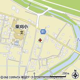 福岡県久留米市田主丸町八幡389-2周辺の地図