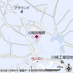 日出町川崎体育館周辺の地図