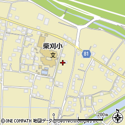 福岡県久留米市田主丸町八幡815-1周辺の地図