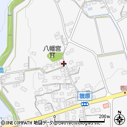 香田神社前周辺の地図