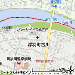 筑後川温泉旅館組合周辺の地図