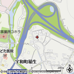 愛媛県西予市宇和町稲生893周辺の地図