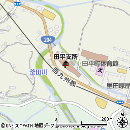 平戸市役所　田平支所周辺の地図