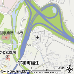 愛媛県西予市宇和町稲生895-6周辺の地図